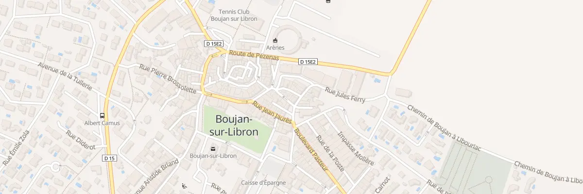 Plan du 4 Rue Jean Moulin à Boujan-sur-Libron