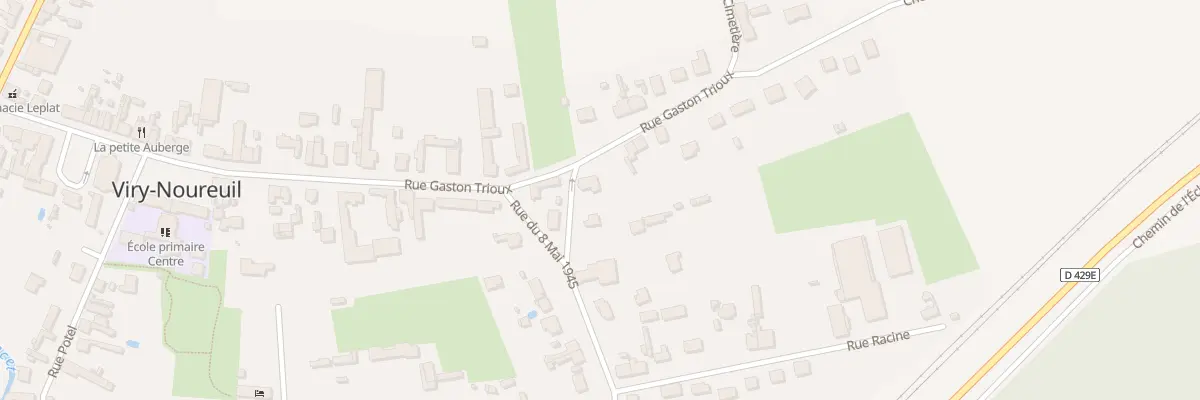 Plan du 3 Rue du 8 Mai 1945 à Viry-Noureuil