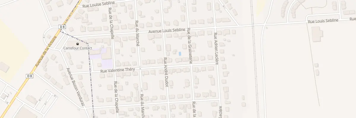 Plan du 10 Rue Valentine Théry à Montescourt-Lizerolles
