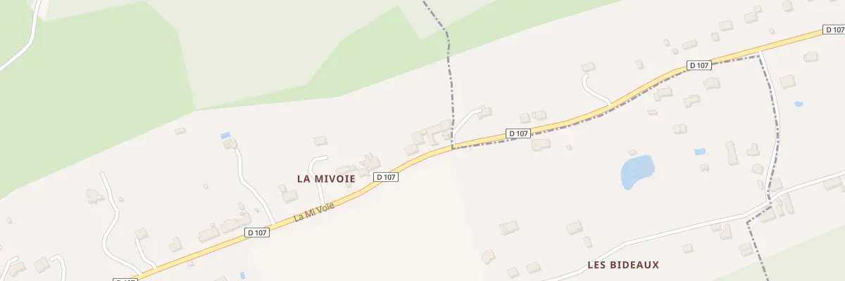 Plan du 23 La Mi Voie à Verlin