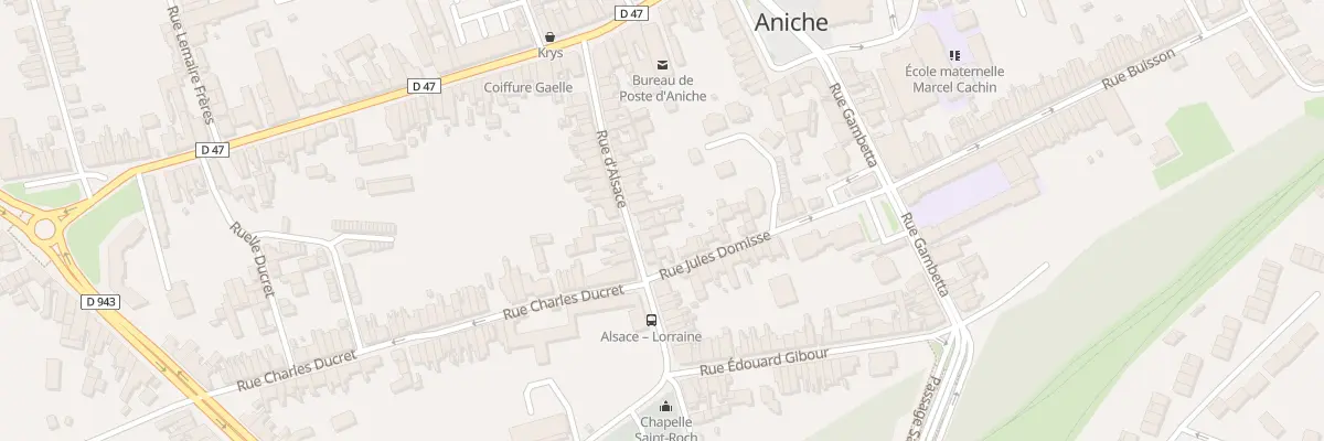 Plan du 35A Rue d’Alsace à Aniche