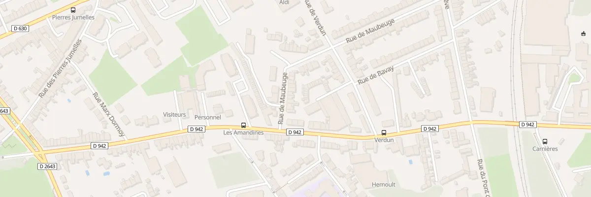 Plan du 6 Rue de Maubeuge à Cambrai