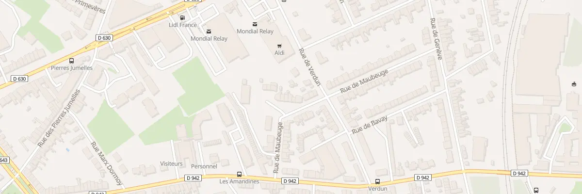 Plan du 33 Rue de Maubeuge à Cambrai