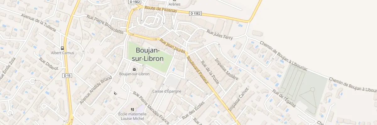 Plan du 2 Bd Pasteur à Boujan-sur-Libron