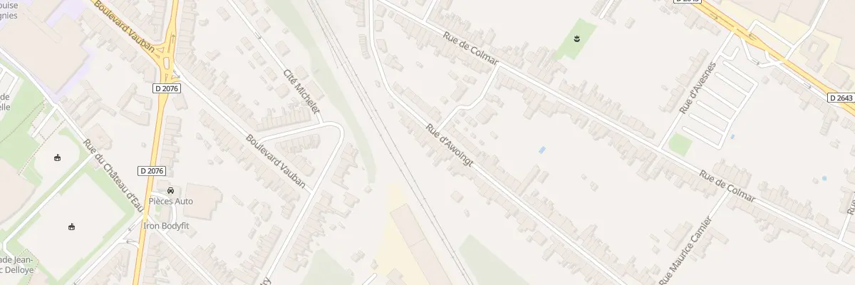 Plan du 24 Rue d’Awoingt à Cambrai