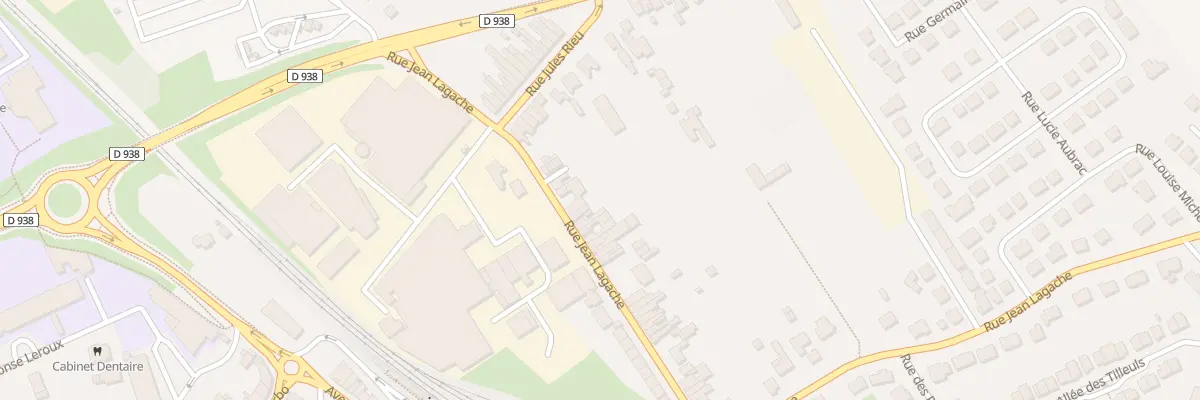 Plan du 7 Rue Jean Lagache à Orchies