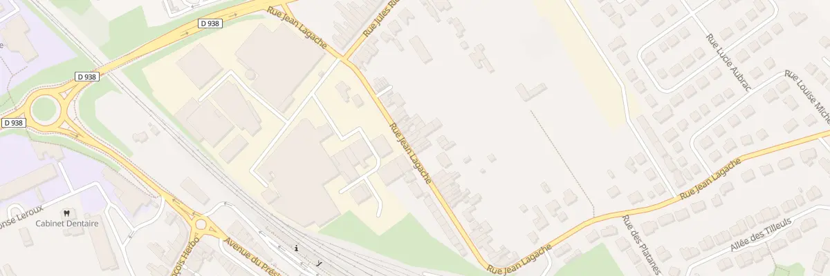 Plan du 15 Rue Jean Lagache à Orchies