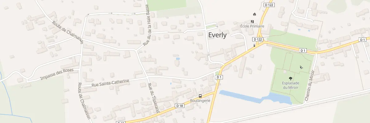 Plan du 3 Rue de l’Eglise à Everly