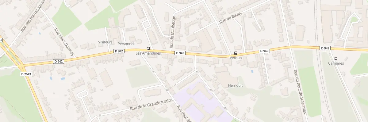 Plan du 84 Rue de Solesmes à Cambrai