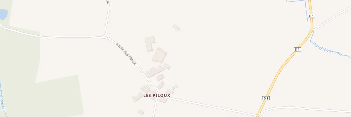 Plan du 309 Hameau des Piloups à Saints-en-Puisaye