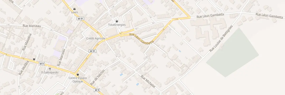 Plan du 26 Rue Léon Gambetta à Leers