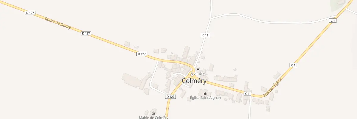 Plan du 8 Rte de Donzy à Colméry