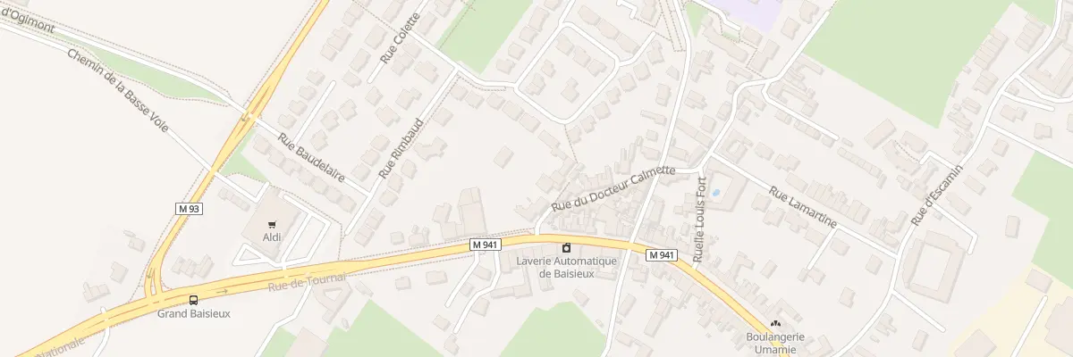 Plan du 2T Rue du Docteur Calmette à Baisieux