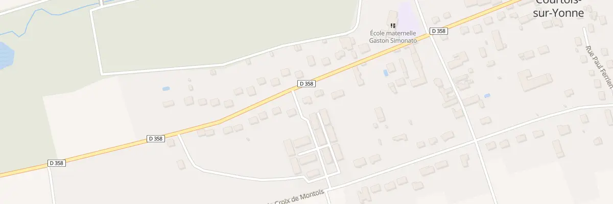 Plan du 47 Rte de Nailly à Courtois-sur-Yonne