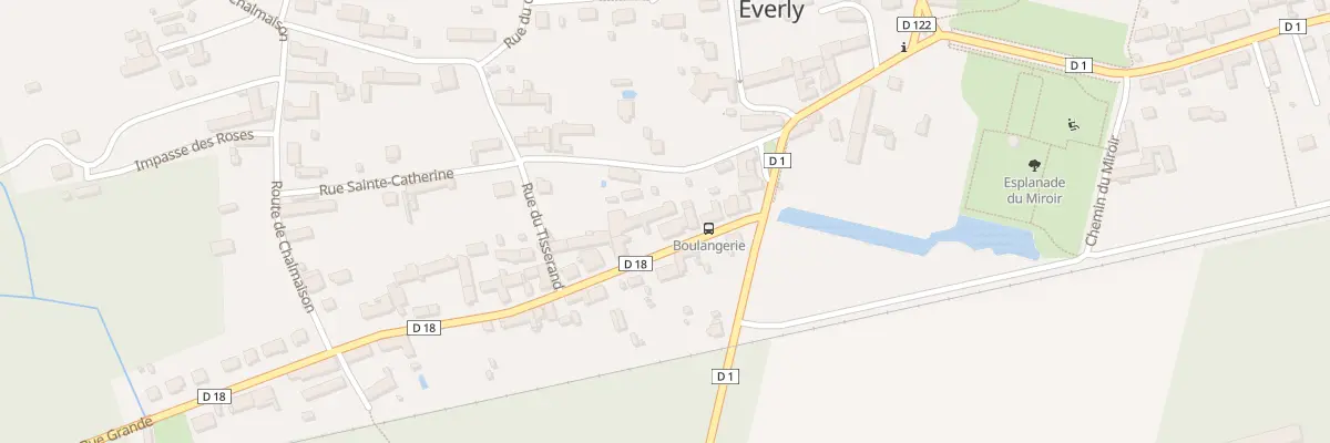 Plan du 10 Rue Grande à Everly