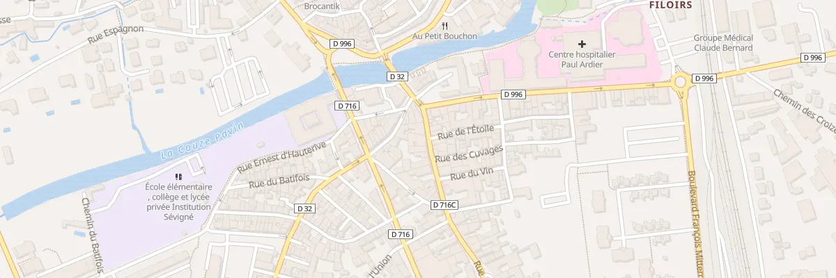 Plan du 10 Rue de Brioude à Issoire