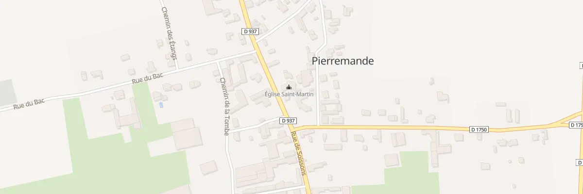 Plan du 31 Rue de Soissons à Pierremande