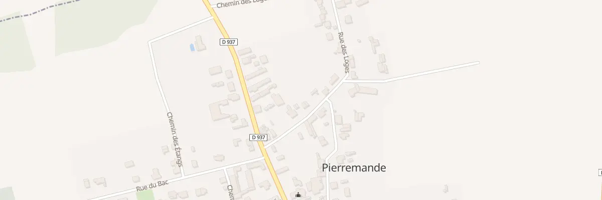 Plan du 5 Rue des Loges à Pierremande