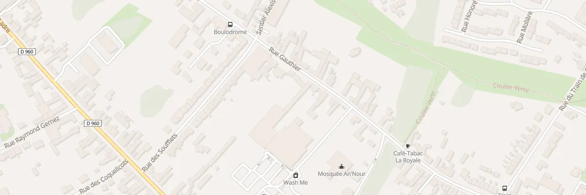 Plan du 98B Rue Gauthier à Cambrai