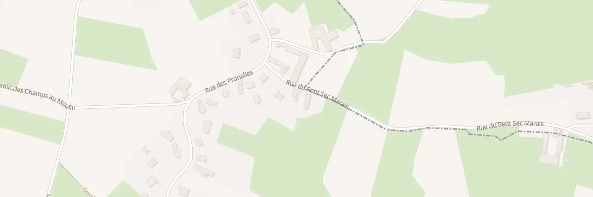 Plan du 60 Rue du Petit Sec Marais à Bouvignies