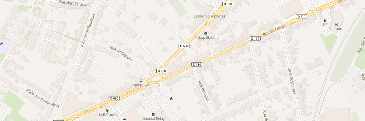 Plan du 7 Rue de Naves à Cambrai
