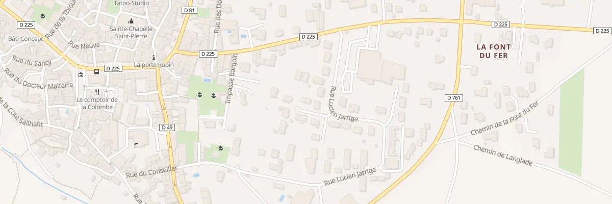 Plan du 443 Rue Lucien Jarrige à Vic-le-Comte