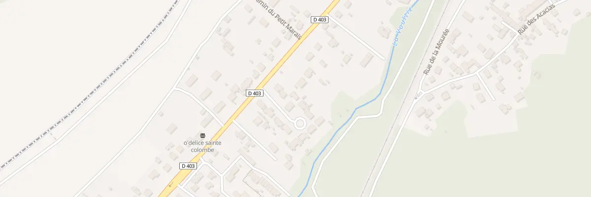 Plan du 3 Res les Moulins à Sainte-Colombe