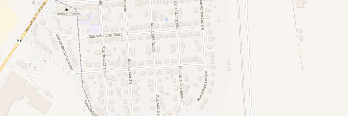 Plan du 8 Av du 10 Février à Montescourt-Lizerolles