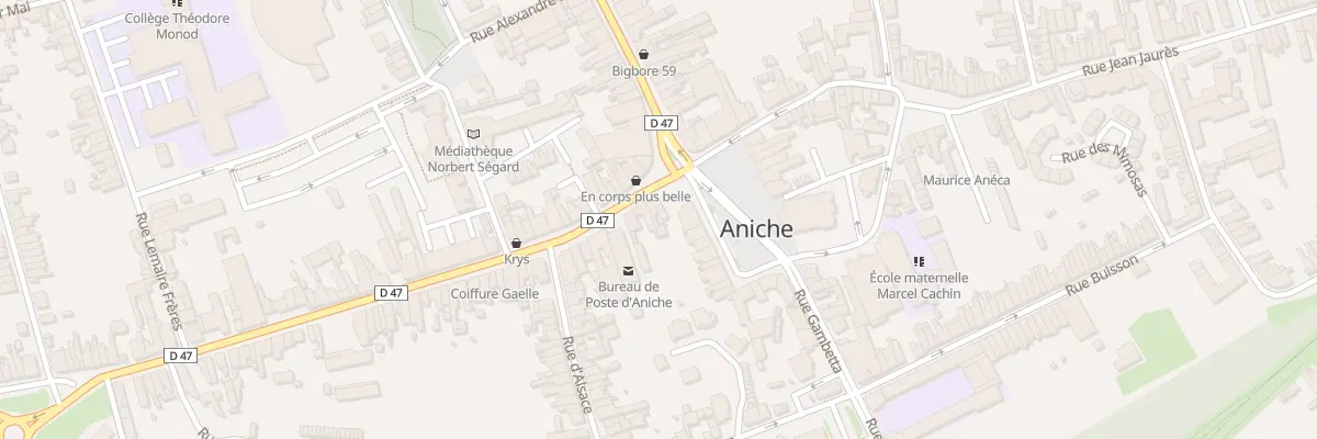 Plan du 9 Rue Patoux à Aniche