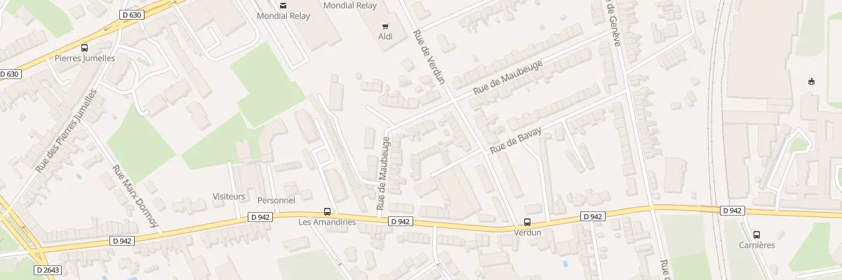 Plan du 22 Rue de Maubeuge à Cambrai