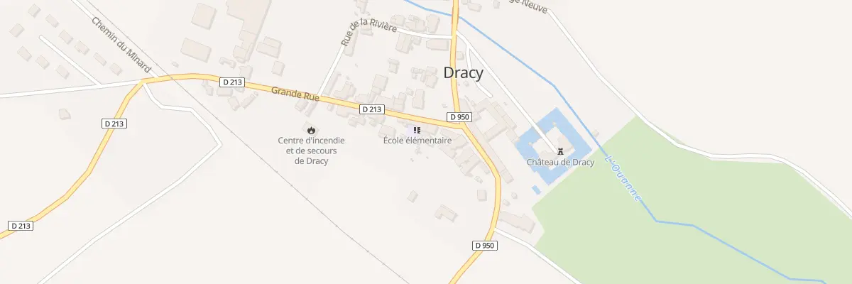 Plan du 3 Grande Rue à Dracy