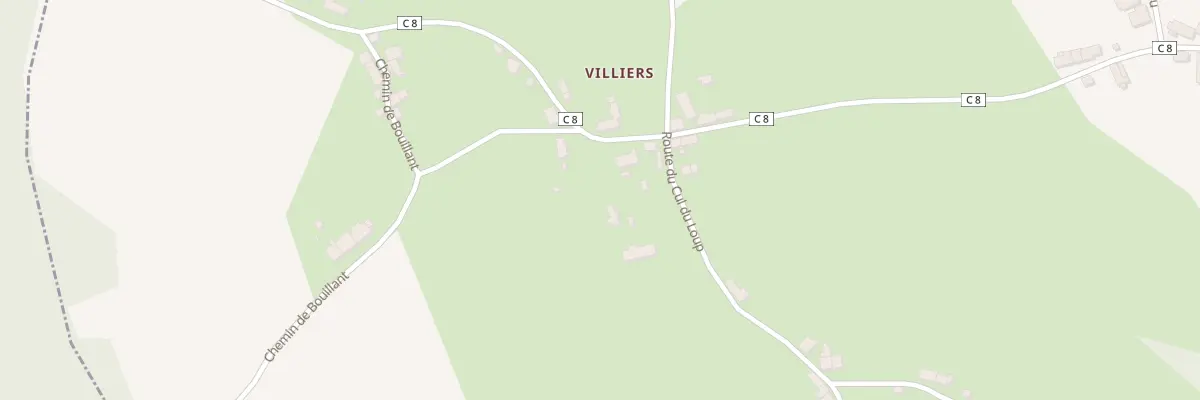 Plan du 2 Rte du Cul du Loup à Menestreau