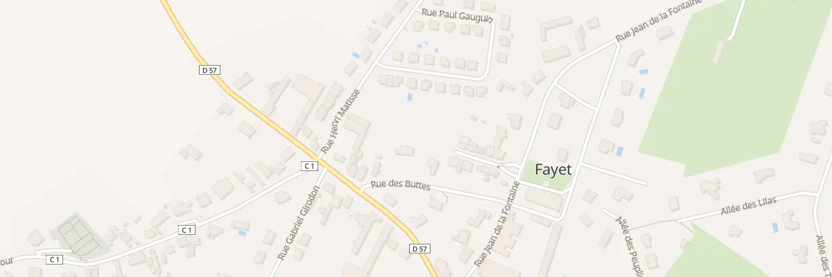 Plan du 5 Rue des Buttes à Fayet