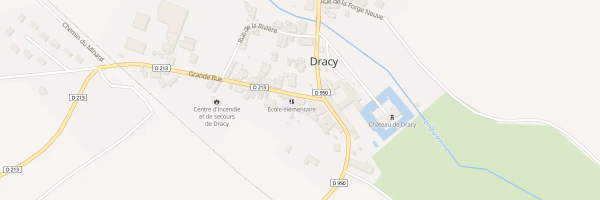 Plan du 5 Grande Rue à Dracy