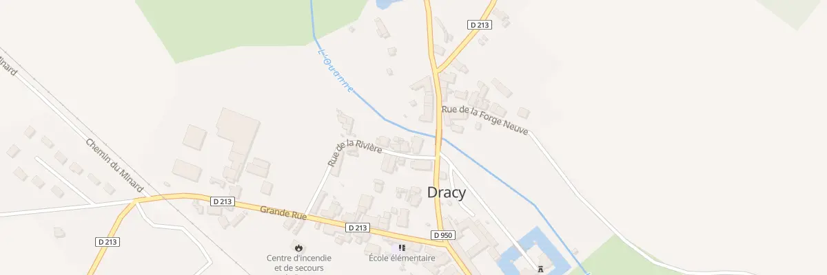 Plan du 11 Rue de la Rivière à Dracy