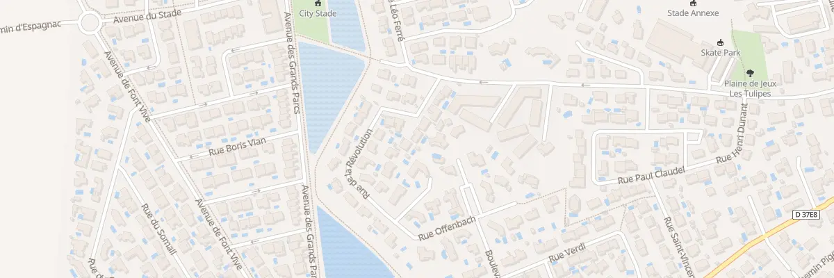 Plan du 10 Rue de la Révolution à Sauvian