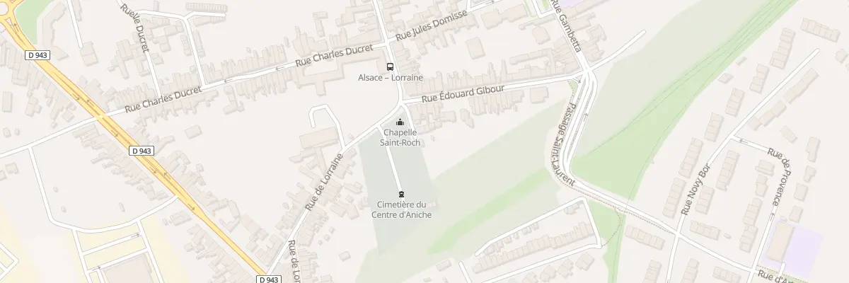 Plan du 65 Rue d’Alsace à Aniche