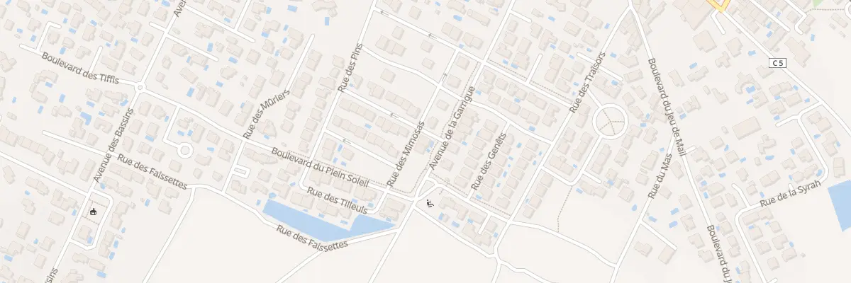 Plan du 13 Rue des Mimosas à Bassan