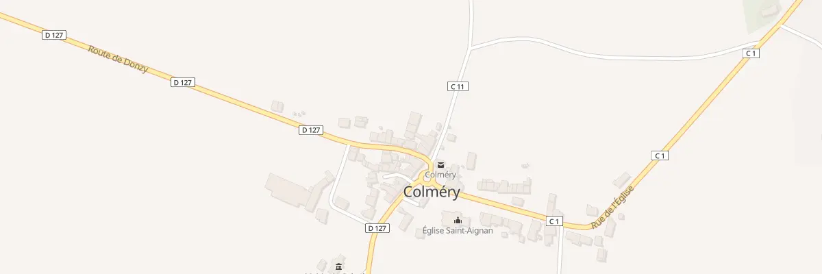Plan du 33 Le Bourg à Colméry