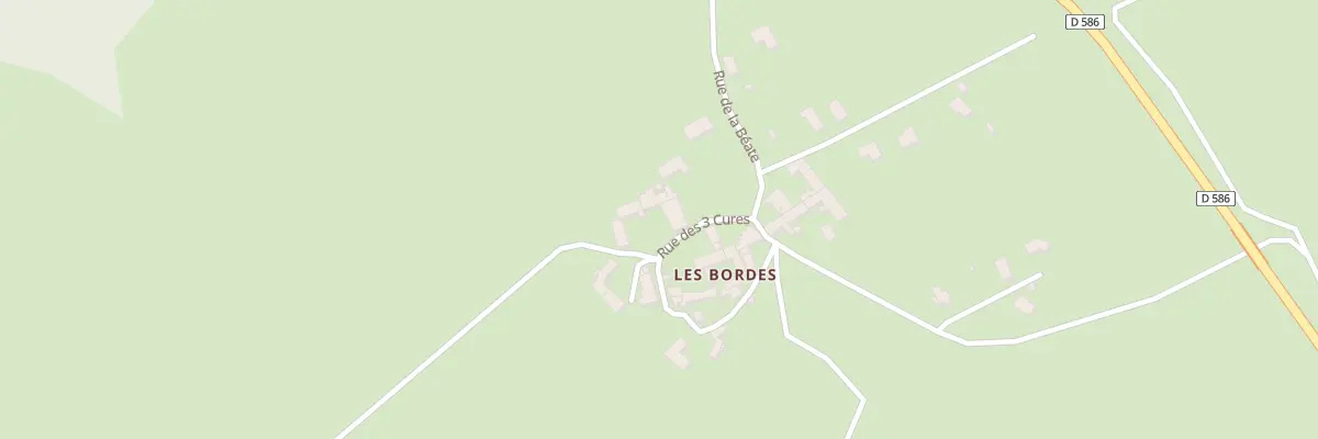 Plan du 5059 Les Bordes à Saint-Beauzire