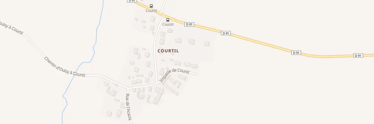 Plan du 3 Imp de Courtil à Osly-Courtil