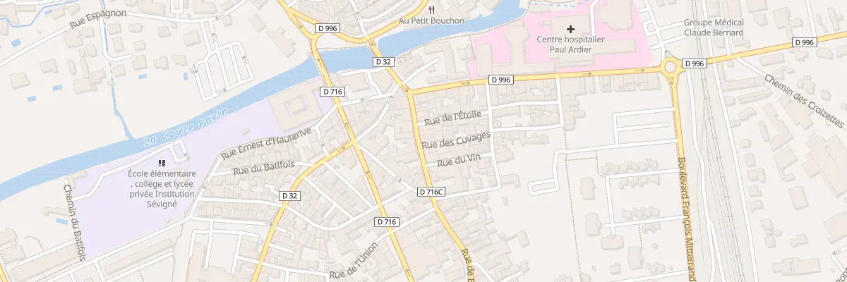 Plan du 21 Rue de Brioude à Issoire