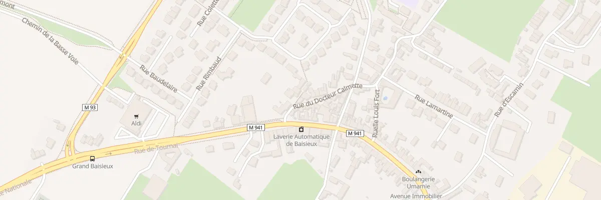 Plan du 8 Rue du Docteur Calmette à Baisieux