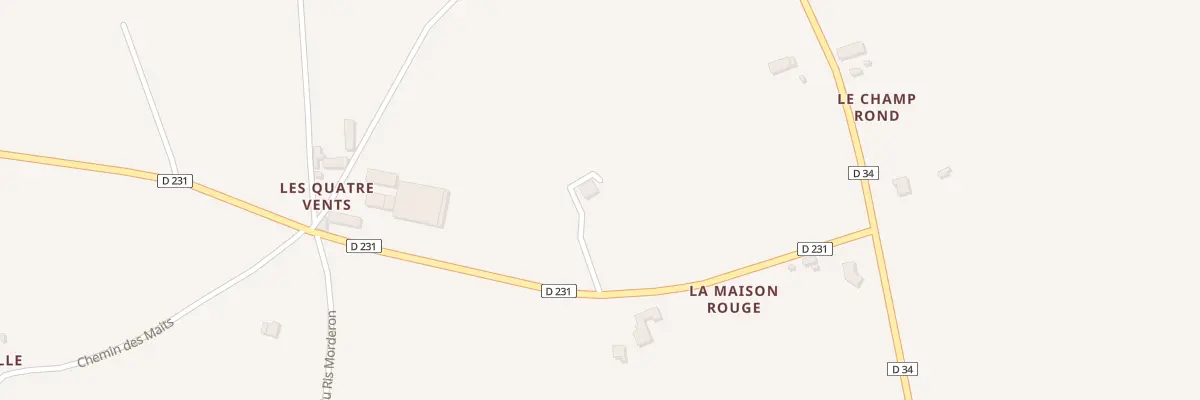 Plan du 5 Rte de Treban à Bresnay