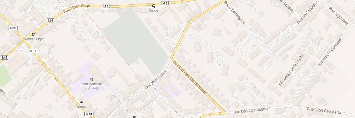 Plan du 4 Rue Clemenceau à Leers