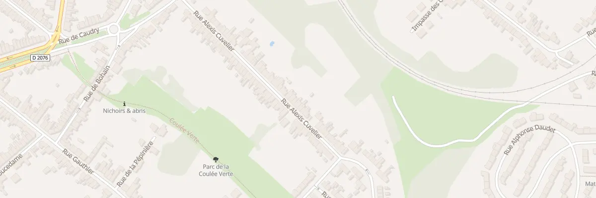 Plan du 57 Rue Alexis Cuvelier à Cambrai