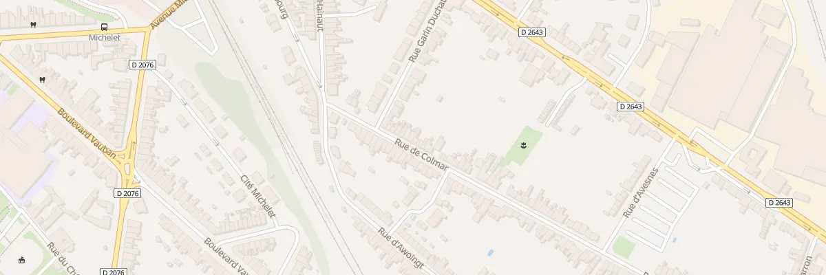 Plan du 19 Rue de Colmar à Cambrai