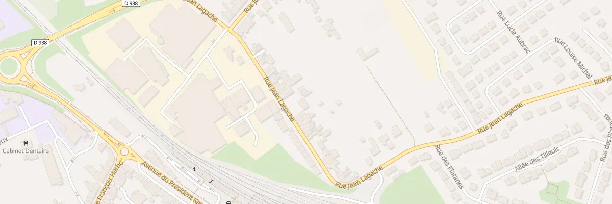 Plan du 23 Rue Jean Lagache à Orchies