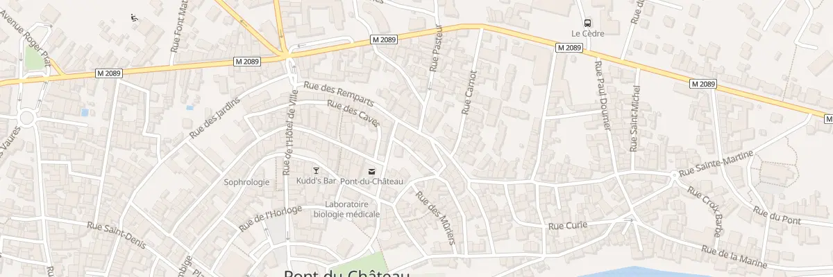Plan du 24B Rue des Remparts à Pont-du-Château