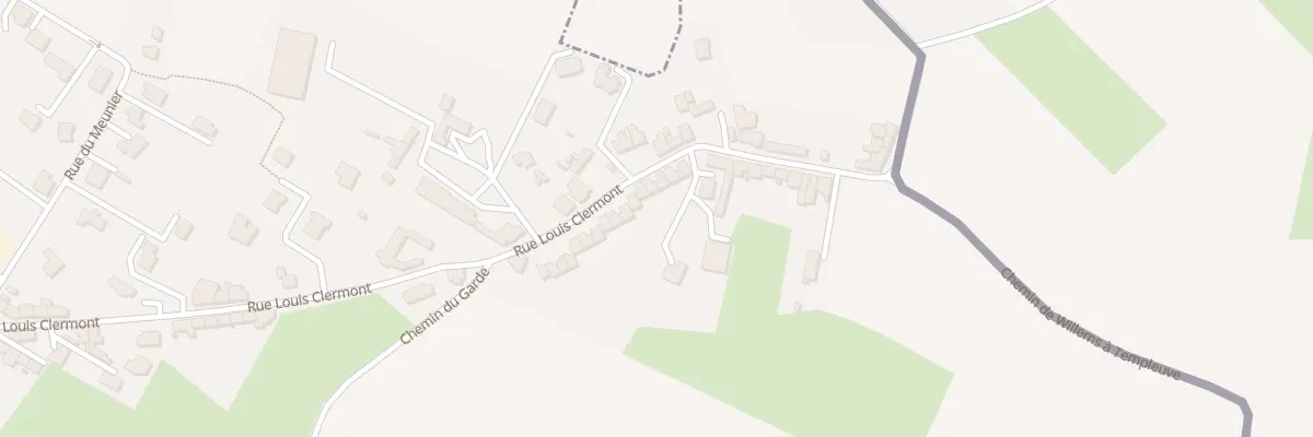 Plan du 70 Rue Louis Clermont à Willems